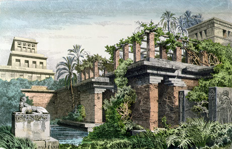 Artistic rendering of ancient Babylon